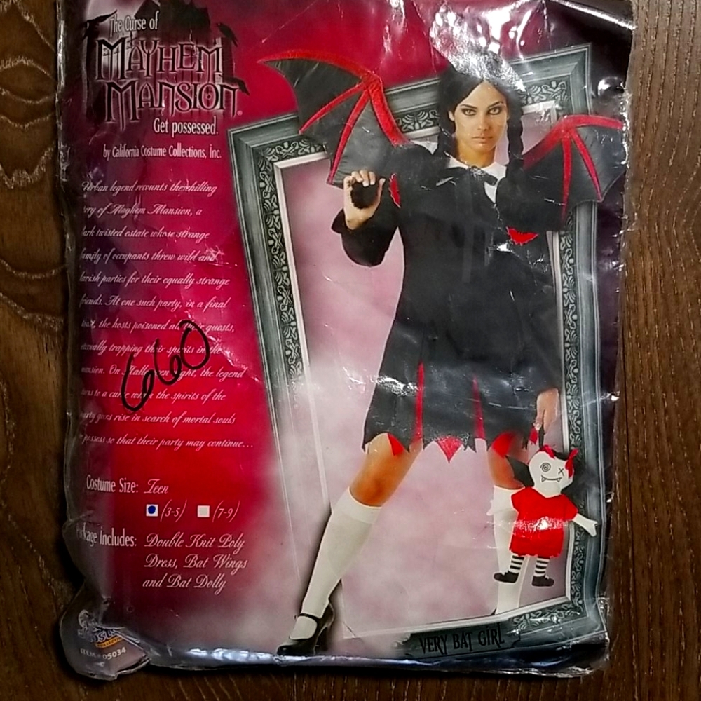 Bat girl Halloween Costume